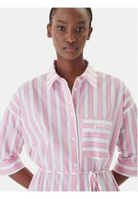 JOOP! Jeans Sukienka koszulowa Dua 30102576 Różowy Regular Fit. Kolor: różowy. Materiał: bawełna. Typ sukienki: koszulowe #4