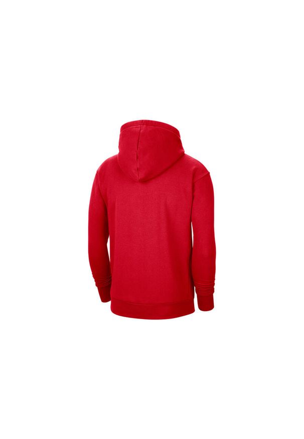 Nike - Bluza męska nike nba toronto raptors fleece hoodie university red. Kolor: czerwony. Sport: bieganie