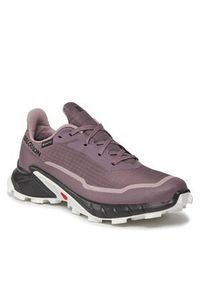salomon - Salomon Buty do biegania Alphacross 5 Gtx W GORE-TEX 473110 23 W0 Fioletowy. Kolor: fioletowy. Materiał: materiał. Technologia: Gore-Tex #6