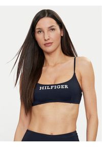 TOMMY HILFIGER - Tommy Hilfiger Góra od bikini UW0UW05302 Granatowy. Kolor: niebieski. Materiał: syntetyk