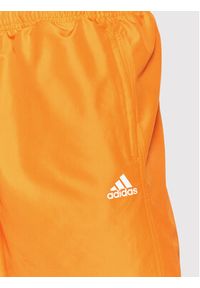 Adidas - adidas Szorty kąpielowe Solid Swim HA0375 Pomarańczowy Regular Fit. Kolor: pomarańczowy. Materiał: syntetyk #3