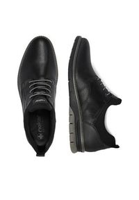 Rieker Półbuty 14450-00 Czarny. Kolor: czarny. Materiał: skóra #9