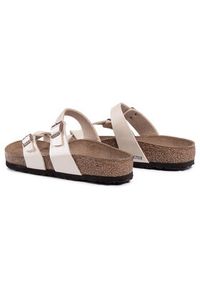 Birkenstock Japonki Mayari 0071661 Beżowy. Kolor: beżowy. Materiał: skóra