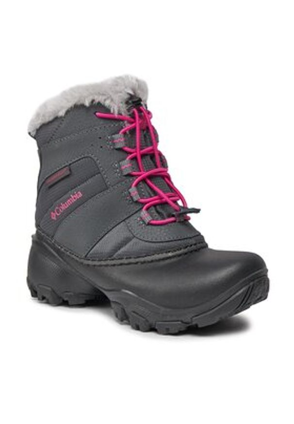 columbia - Columbia Śniegowce Youth Rope Tow™ Iii Waterproof 1637841 Szary. Kolor: szary. Materiał: materiał