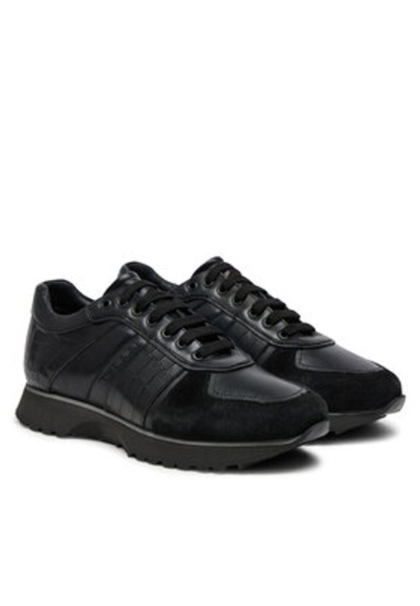 Baldinini Sneakersy U5B306P1VICO0000 Czarny. Kolor: czarny. Materiał: skóra