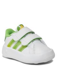 Adidas - adidas Sneakersy Grand Court 2.0 Tink Cf I ID8014 Biały. Kolor: biały. Materiał: skóra