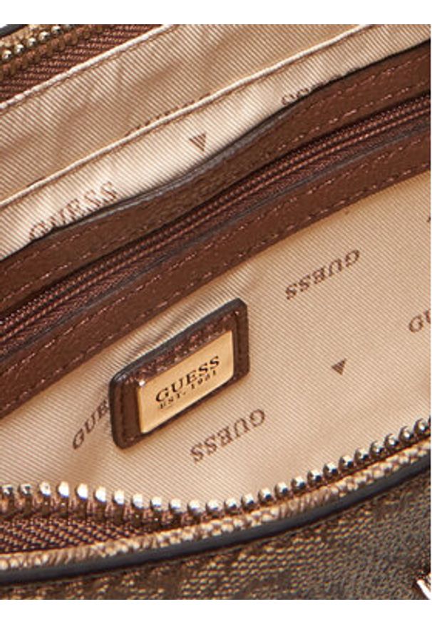 Guess Torebka Noelle II HWBG96 72180 Brązowy. Kolor: brązowy. Materiał: skórzane