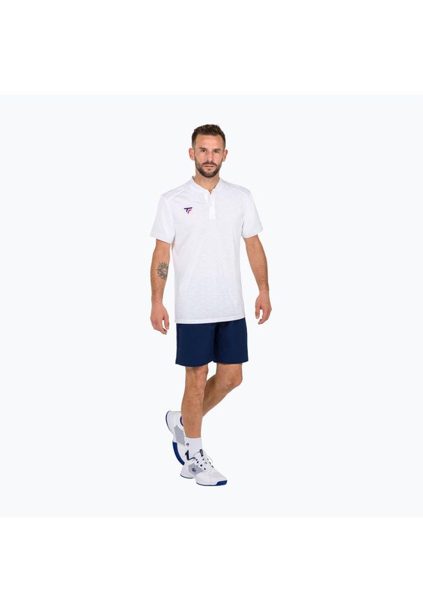 TECNIFIBRE - Koszulka polo tenisowa męska Tecnifibre Team Mesh. Typ kołnierza: polo. Kolor: biały. Materiał: mesh. Sport: tenis