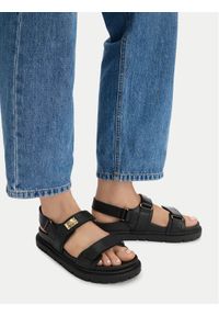 MEXX Sandały EO-MX/020C-HY Czarny. Kolor: czarny. Materiał: skóra #1