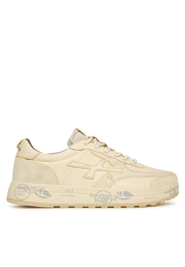 Premiata Sneakersy NOUS VAR 7733 Beżowy. Kolor: beżowy. Materiał: skóra, zamsz