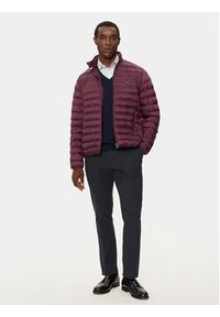 TOMMY HILFIGER - Tommy Hilfiger Kurtka przejściowa Core Circular MW0MW18763 Bordowy Regular Fit. Kolor: czerwony. Materiał: syntetyk #4