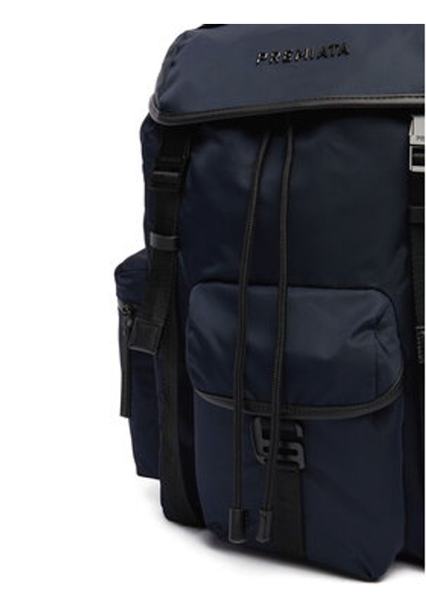 Premiata Plecak Booker Var 2138 Granatowy. Kolor: niebieski. Materiał: materiał