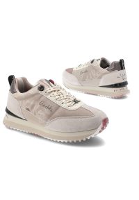 Sneakersy damskie Anekke, ze skóry naturalnej zamszowej sznurowanie lekka podeszwa sportowy styl casual, białe, 42370-482. Okazja: na co dzień. Zapięcie: sznurówki. Kolor: biały. Materiał: skóra, zamsz. Szerokość cholewki: normalna. Wzór: aplikacja #2