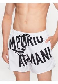 Emporio Armani Underwear Szorty kąpielowe 211740 3R424 93410 Biały Regular Fit. Kolor: biały. Materiał: syntetyk