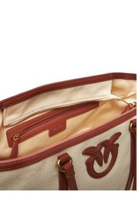 Pinko - PINKO Torebka Miranda Shopper Classic PE 25 PLTT 104714 A2G2 Beżowy. Kolor: beżowy #5