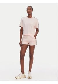 Guess T-Shirt V3RI08 I3Z14 Różowy Relaxed Fit. Kolor: różowy. Materiał: bawełna #4