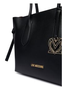Love Moschino - LOVE MOSCHINO Torebka JC4059PP1PLL0000 Czarny. Kolor: czarny. Materiał: skórzane #3