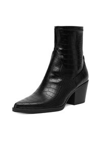 DeeZee Botki BZRB0184-7 Czarny. Kolor: czarny. Materiał: materiał #7