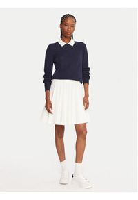 Lacoste Sweter AF4145 Granatowy Regular Fit. Kolor: niebieski. Materiał: bawełna #5