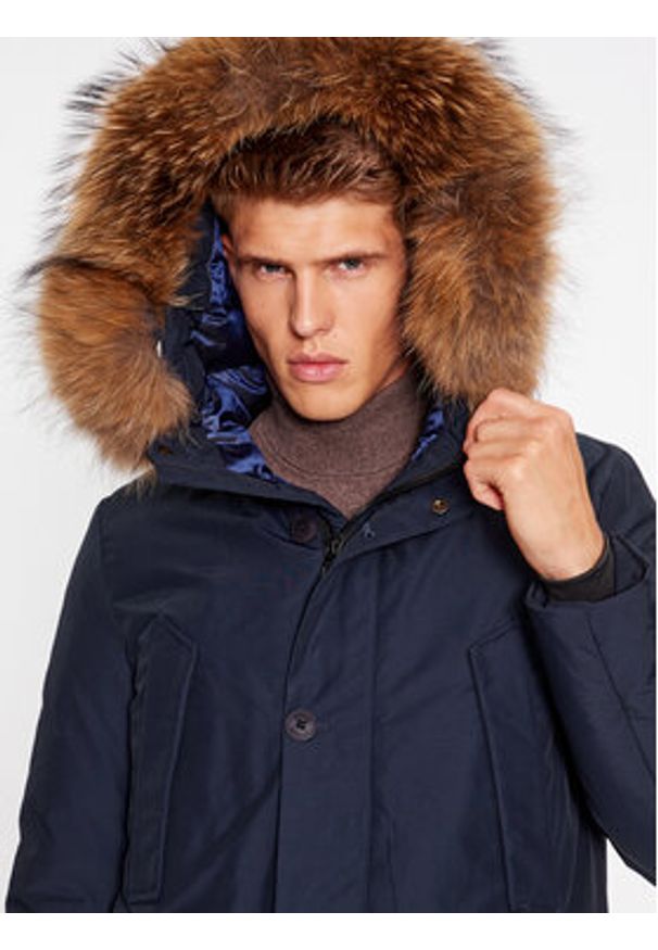 Bomboogie Kurtka puchowa CM 228P T GKG3 Granatowy Regular Fit. Kolor: niebieski. Materiał: syntetyk, bawełna