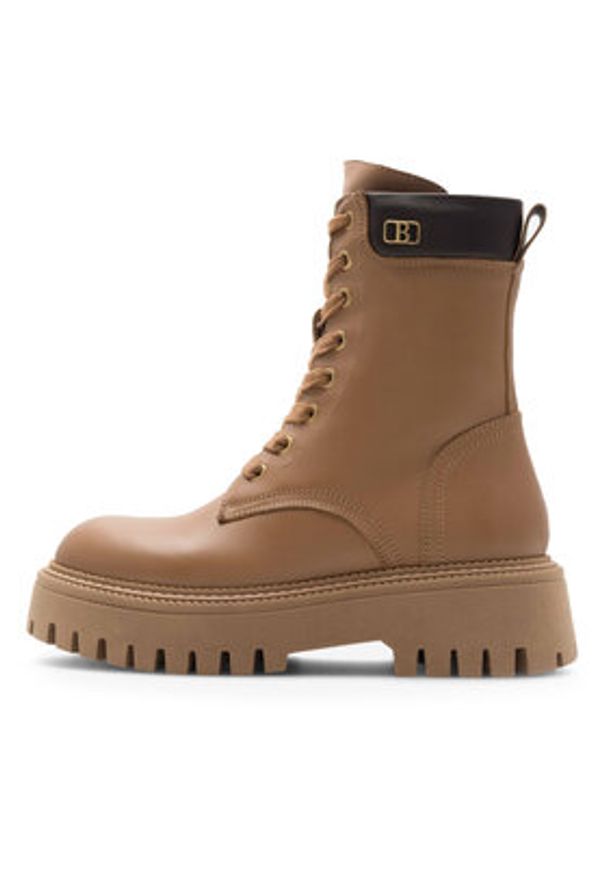 Badura Trapery SEGOVIA-8048 Brązowy. Kolor: brązowy. Materiał: skóra