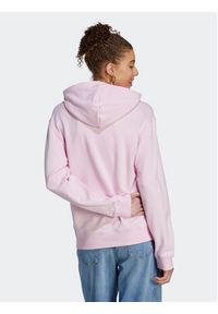 Adidas - adidas Bluza Essentials Linear Hoodie IL3343 Różowy Regular Fit. Kolor: różowy. Materiał: bawełna