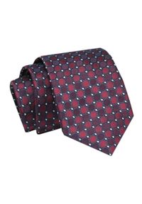 Alties - Krawat - ALTIES - Odcienie Bordo, w Grochy. Kolor: czerwony. Materiał: tkanina. Wzór: grochy. Styl: elegancki, wizytowy