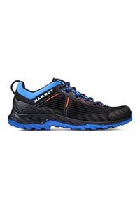 Buty trekkingowe męskie Mammut Alnasca Knit Iii Low Gtx. Kolor: czarny. Materiał: materiał, syntetyk. Szerokość cholewki: normalna. Sport: turystyka piesza