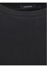 Jack & Jones Sweter Emil 12208364 Czarny Regular Fit. Kolor: czarny. Materiał: bawełna #3