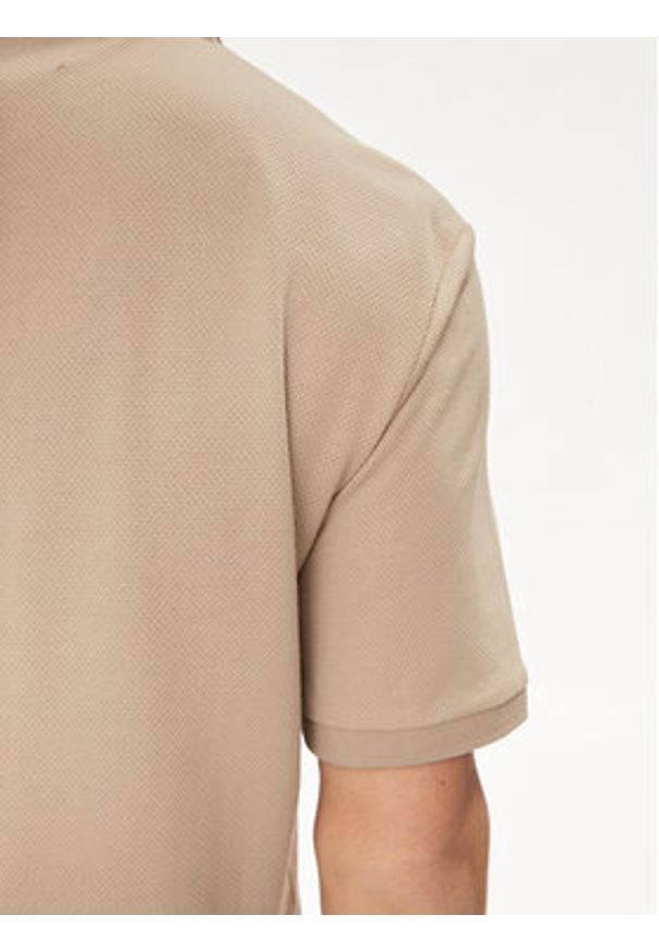 Jack & Jones - Jack&Jones Polo Mac 12249324 Beżowy Standard Fit. Typ kołnierza: polo. Kolor: beżowy. Materiał: bawełna, syntetyk