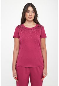 Liu Jo - T-shirt damski z cyrkoniami LIU JO #3