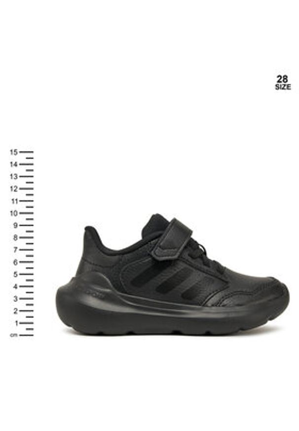 Adidas - adidas Sneakersy Tensaur Run 3.0 JP9643 Czarny. Kolor: czarny. Materiał: skóra. Sport: bieganie