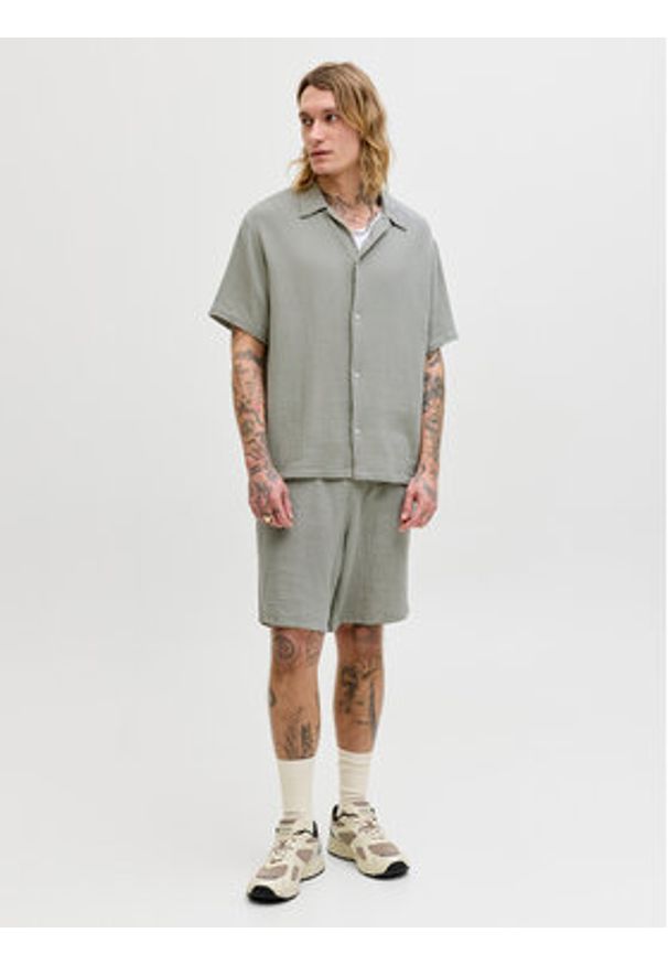 Jack & Jones Koszula Nantucket 12291812 Zielony Regular Fit. Kolor: zielony. Materiał: bawełna