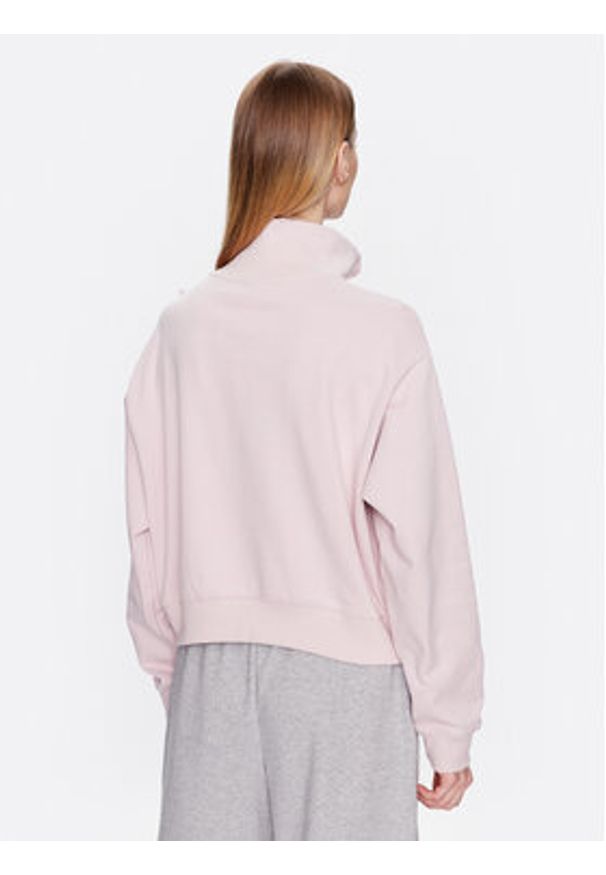 New Balance Bluza WT31501 Różowy Oversize. Kolor: różowy. Materiał: bawełna