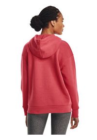 Under Armour Bluza Essential Fleece Hoodie 1373033 Czerwony Regular Fit. Kolor: czerwony #4