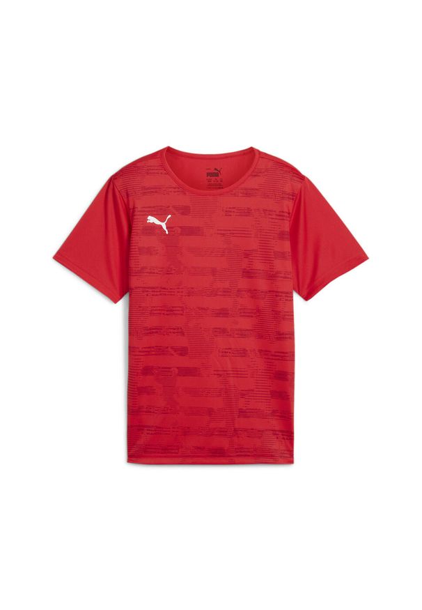 Puma - Młodzieżowa koszulka z grafiką individualFINAL PUMA Red. Kolor: czerwony