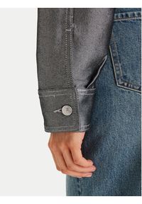 Calvin Klein Kurtka jeansowa LV047E715G Srebrny Relaxed Fit. Kolor: srebrny. Materiał: jeans #3