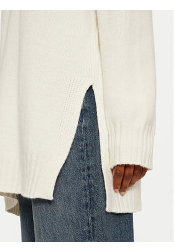 ViCOLO Sweter 77070S Écru Relaxed Fit. Materiał: syntetyk