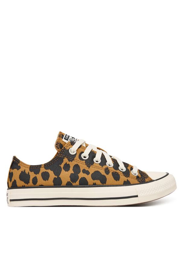 Converse Trampki Chuck Taylor All Star Cow Print A17920C Pomarańczowy. Kolor: brązowy. Materiał: materiał. Wzór: nadruk