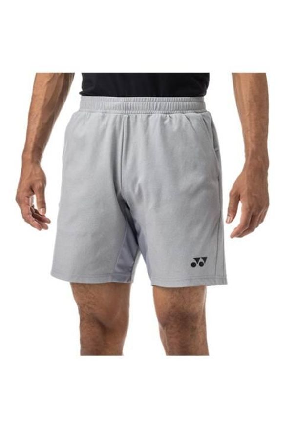 YONEX - Spodnie sportowe męskie Yonex Practice 2024. Kolor: szary. Materiał: materiał, syntetyk. Długość: krótkie