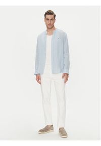 TOMMY HILFIGER - Tommy Hilfiger Koszula MW0MW39271 Błękitny Regular Fit. Kolor: niebieski. Materiał: len #3