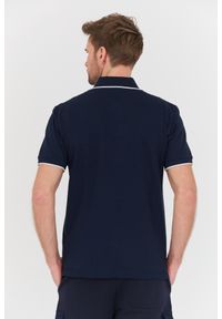 Aeronautica Militare - AERONAUTICA MILITARE Granatowa męska koszulka Polo M.C., Rozmiar XL. Typ kołnierza: polo. Kolor: niebieski #5