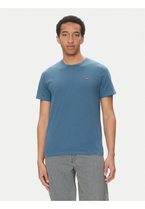 Levi's® T-Shirt Original Housemark 56605-0279 Niebieski Standard Fit. Kolor: niebieski. Materiał: bawełna