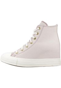 Tenisówki Converse Model Chuck Taylor All Star Wedge Kolor Fioletowy. Kolor: fioletowy. Materiał: tkanina