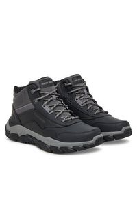 skechers - Skechers Trekkingi Santoro 205587 BLK Czarny. Kolor: czarny. Materiał: skóra. Sport: turystyka piesza #3