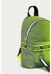 Tommy Jeans - Plecak. Kolor: zielony. Materiał: materiał #3