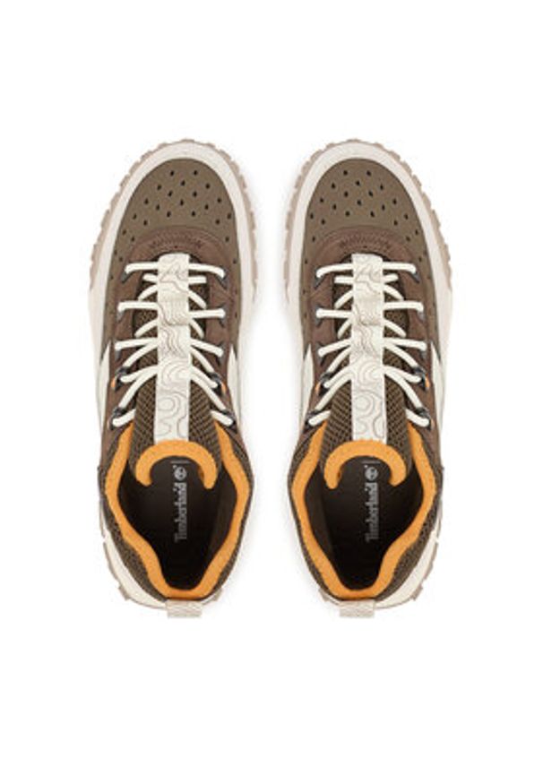 Timberland Sneakersy Motion 6 Mid TB0A6CW1EM51 Brązowy. Kolor: brązowy. Materiał: materiał