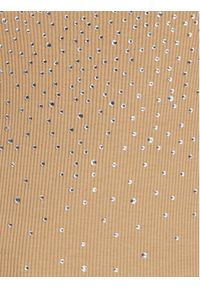 Rinascimento Top CFC0124040003 Beżowy Regular Fit. Kolor: beżowy. Materiał: bawełna