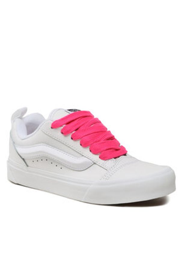 Vans Tenisówki Knu Skool VN0009QCW001 Biały. Kolor: biały. Materiał: skóra
