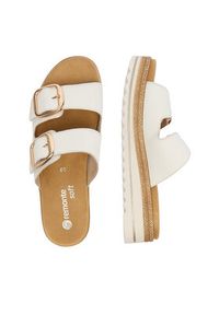 Remonte Klapki CEO-D0Q66-80 Écru. Materiał: skóra, syntetyk #8